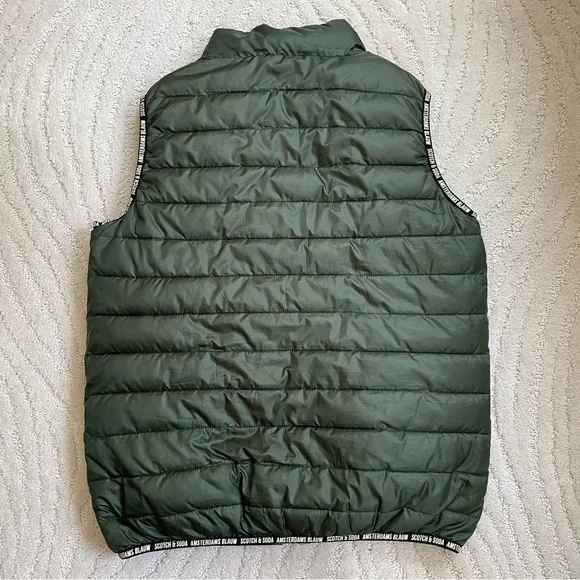 Scotch & Soda Reversible Puffer Vest, Size 12 - Picture 3 of 7